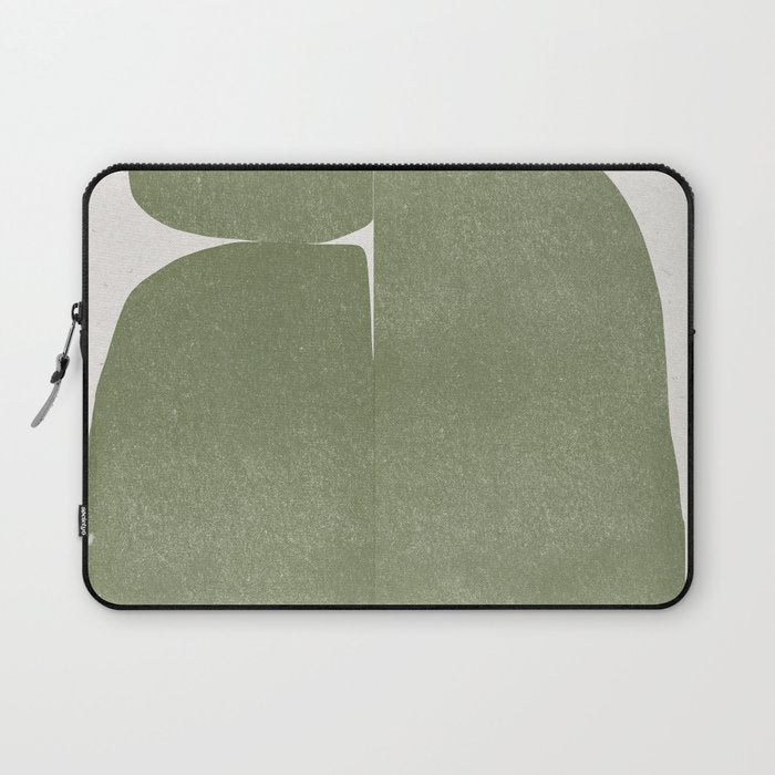 Green Stones Composition  Laptop Sleeve Gallery Image 1