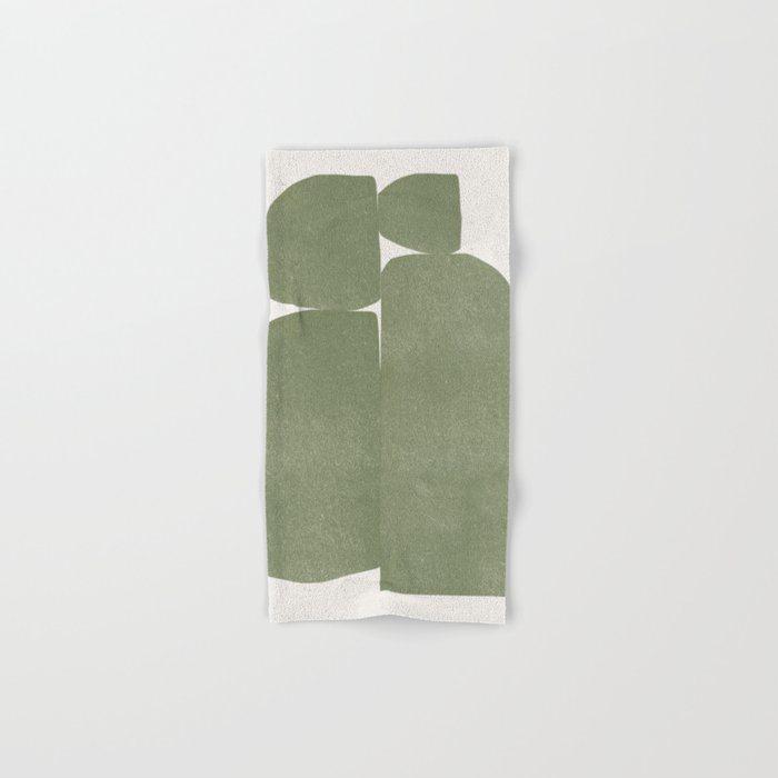 Green Stones Composition  Bath Towel Gallery Image 1
