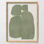 Green Stones Composition  Serving Tray Gallery Image 1