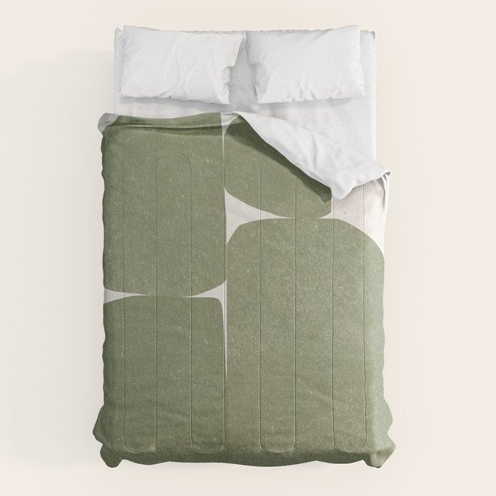 Green Stones Composition  Comforter Gallery Image 1
