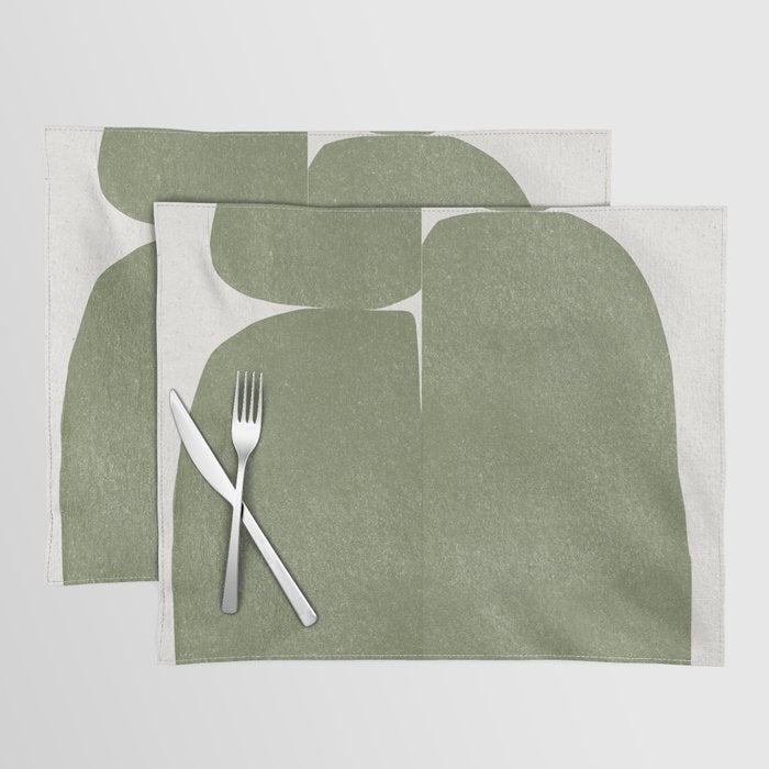 Green Stones Composition  Placemat Gallery Image 1