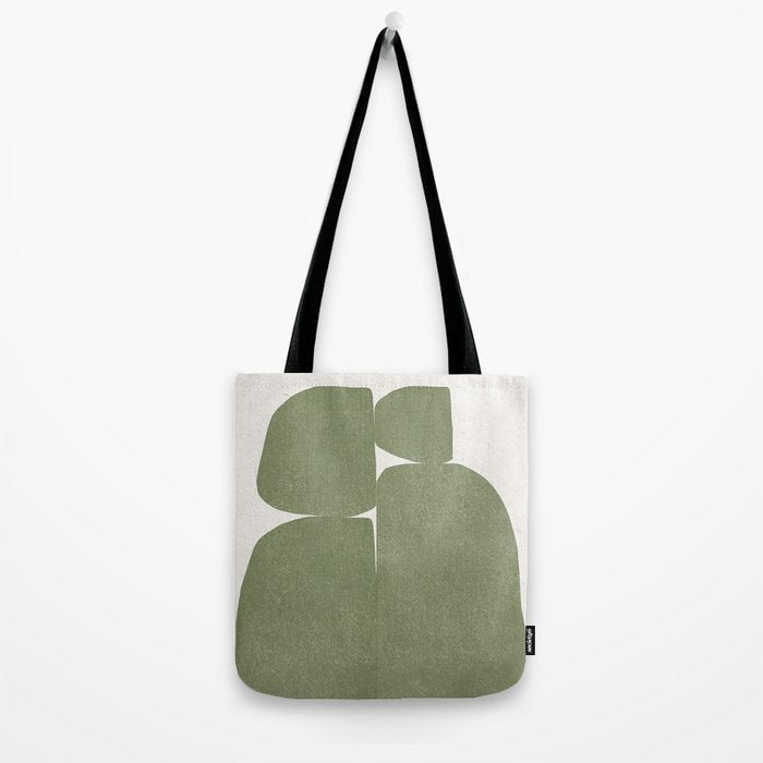 Green Stones Composition  Tote Bag Gallery Image 2
