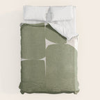 Green Stones Composition  Duvet Cover Gallery Image 6