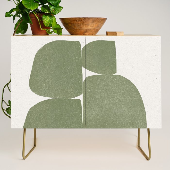 Green Stones Composition  Credenza Gallery Image 1