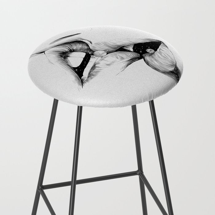 Universe kiss. Stool Gallery Image 2
