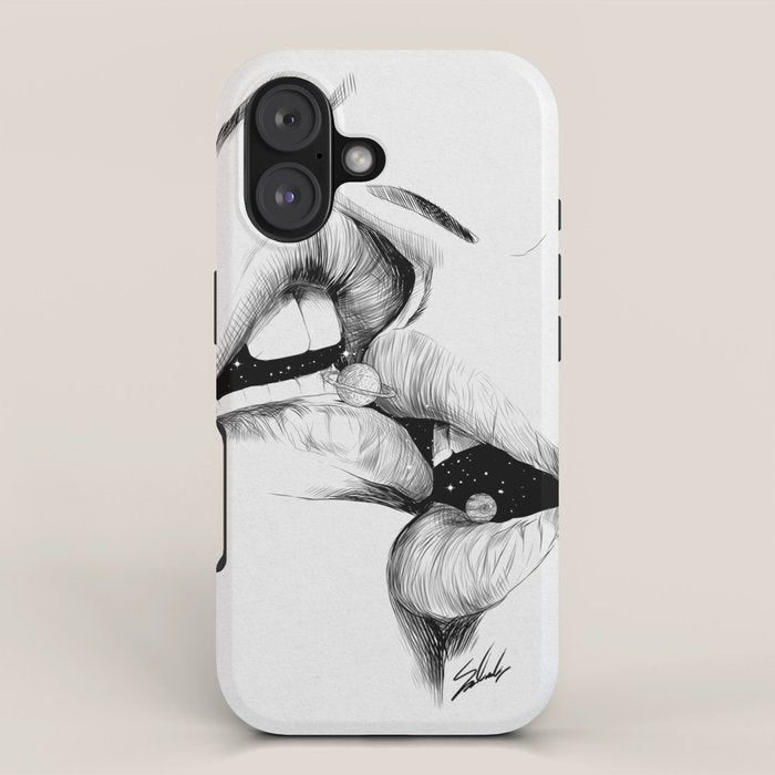 Universe kiss. iPhone Case Gallery Image 1