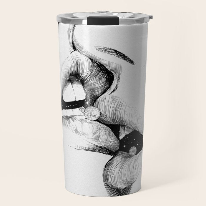 Universe kiss. Travel Mug Gallery Image 1