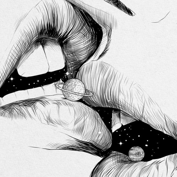 Universe kiss. Coffee Mug Gallery Image 2