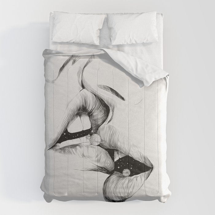 Universe kiss. Comforter Gallery Image 6