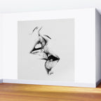 Universe kiss. Wall Mural Gallery Image 2