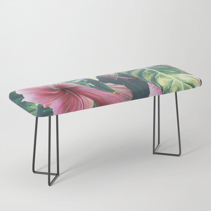 Wild Hibiscus #society6 #decor #buyart Bench Gallery Image 1