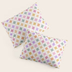 Starry Art Deco Pattern Multicolor IV Pillow Sham Gallery Image 3
