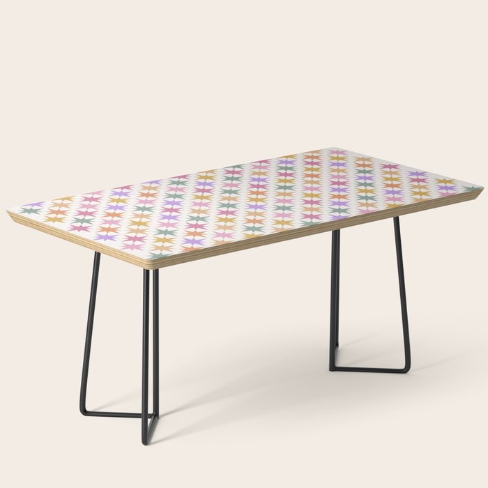 Starry Art Deco Pattern Multicolor IV Coffee Table Gallery Image 1