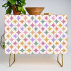 Starry Art Deco Pattern Multicolor IV Credenza Gallery Image 1