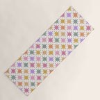 Starry Art Deco Pattern Multicolor IV Yoga Mat Gallery Image 1