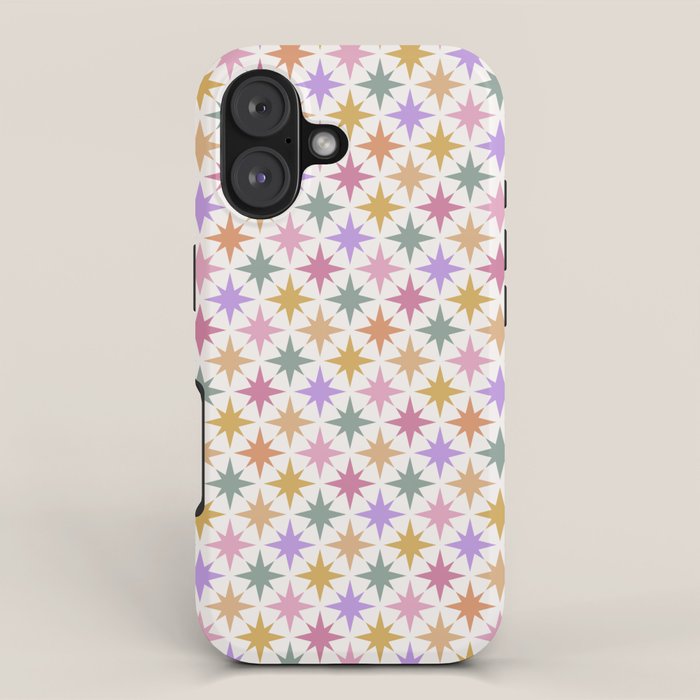 Starry Art Deco Pattern Multicolor IV iPhone Case Gallery Image 1