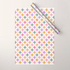 Starry Art Deco Pattern Multicolor IV Wrapping Paper Gallery Image 1