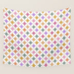 Starry Art Deco Pattern Multicolor IV Wall Tapestry Gallery Image 4