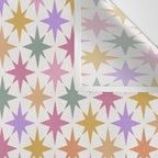 Starry Art Deco Pattern Multicolor IV Wall Tapestry Gallery Image 3