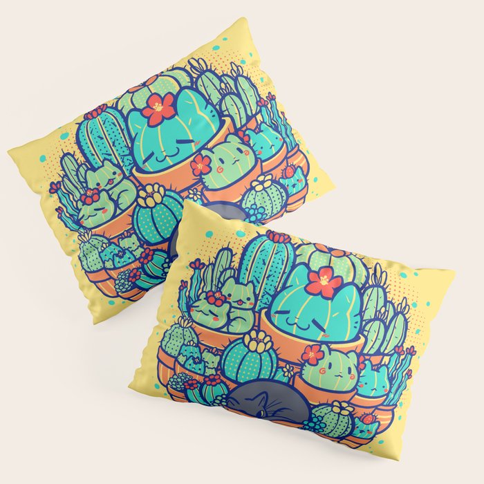 Catcus Patch Pillow Sham Gallery Image 1