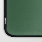 Emerald Green Solid Color Laptop Sleeve Gallery Image 3