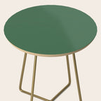 Emerald Green Solid Color Side Table Gallery Image 2