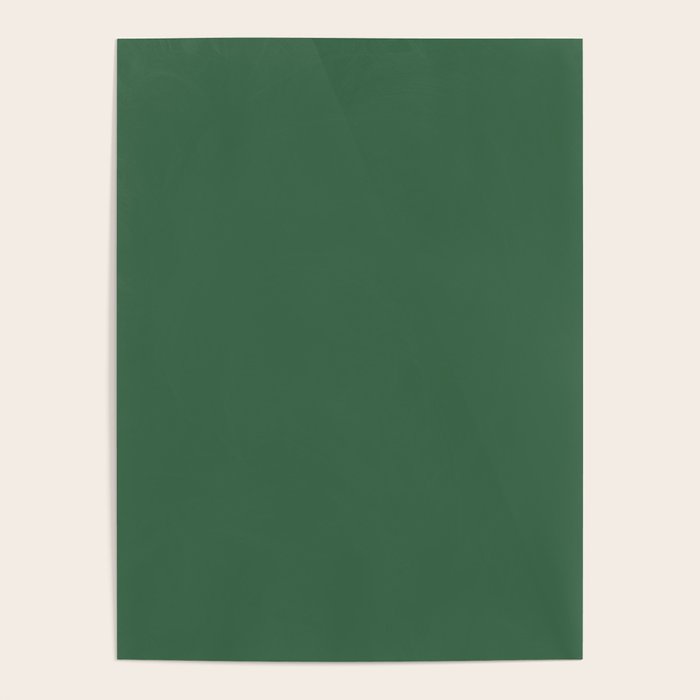Emerald Green Solid Color Poster Gallery Image 4