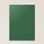 Emerald Green Solid Color Stationery Card Gallery Image 2