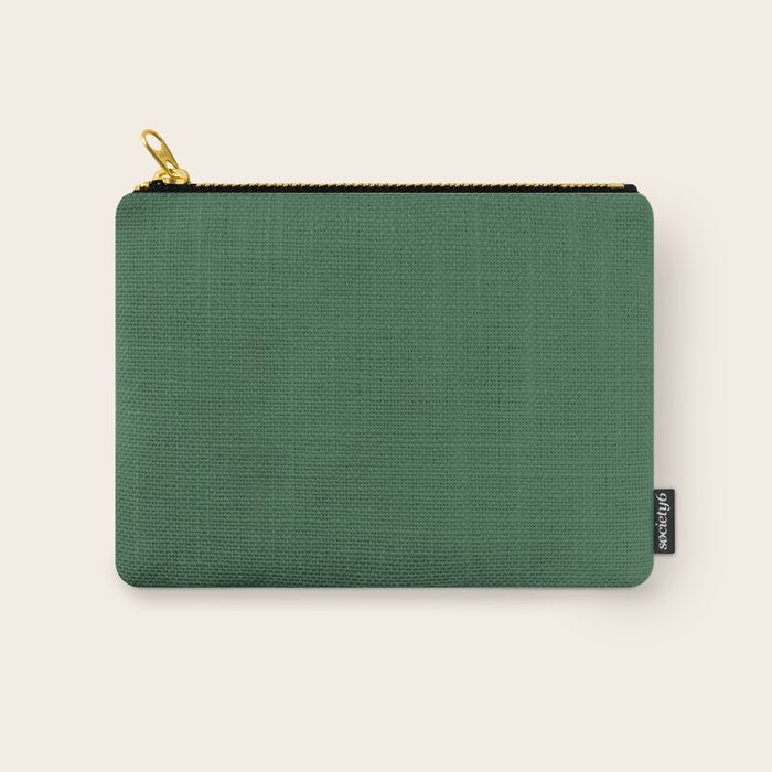 Emerald Green Solid Color Carry All Pouch Gallery Image 1
