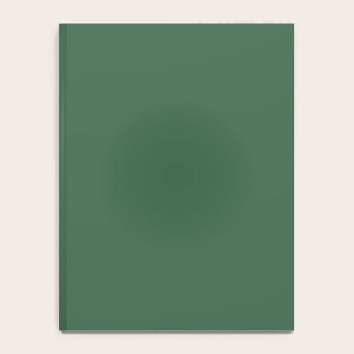 Emerald Green Solid Color Notebook Gallery Image 4
