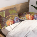 Still Life With Fruit, 1675, Jacob van Walscapelle Pillow Sham Gallery Image 2