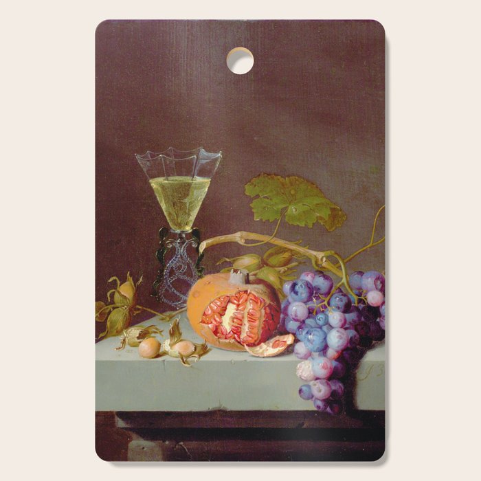 Still Life With Fruit, 1675, Jacob van Walscapelle Cutting Board Gallery Image 1