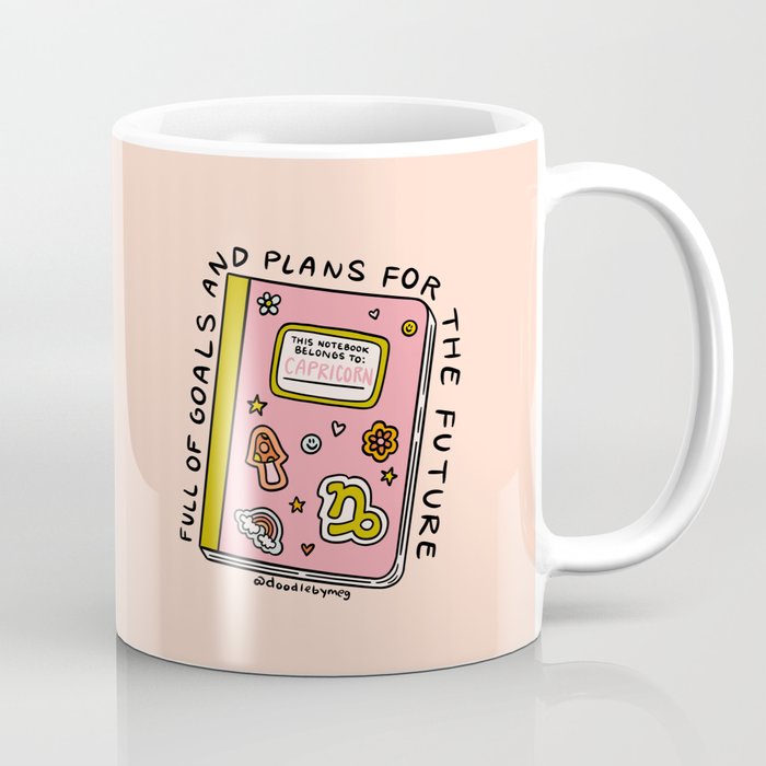 Capricorn Notebook Coffee Mug Gallery Image 1