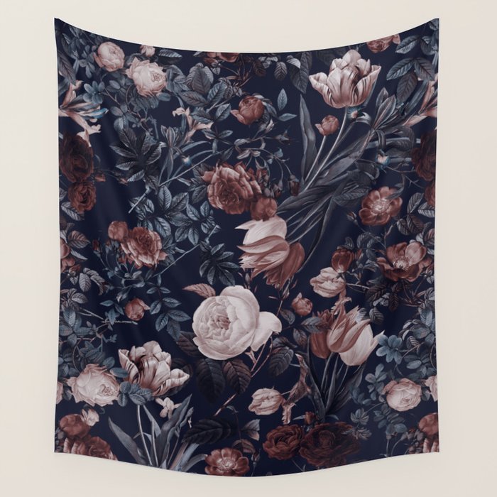 Night Forest XXV Wall Tapestry Gallery Image 1