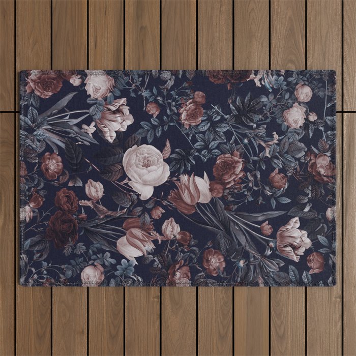 Night Forest XXV Outdoor Rug Gallery Image 1