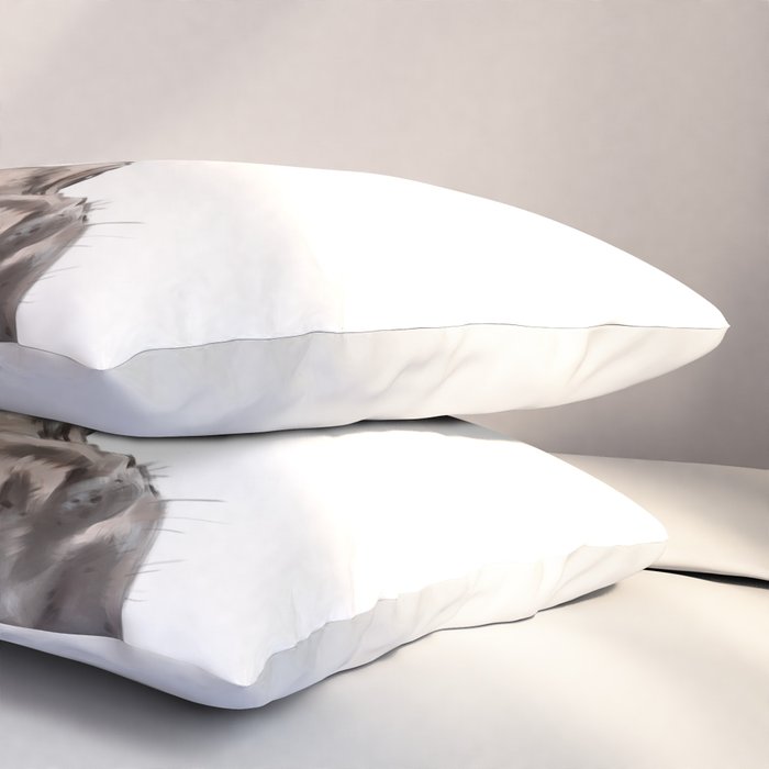 Peeking Baby Hippo Pillow Sham Gallery Image 3