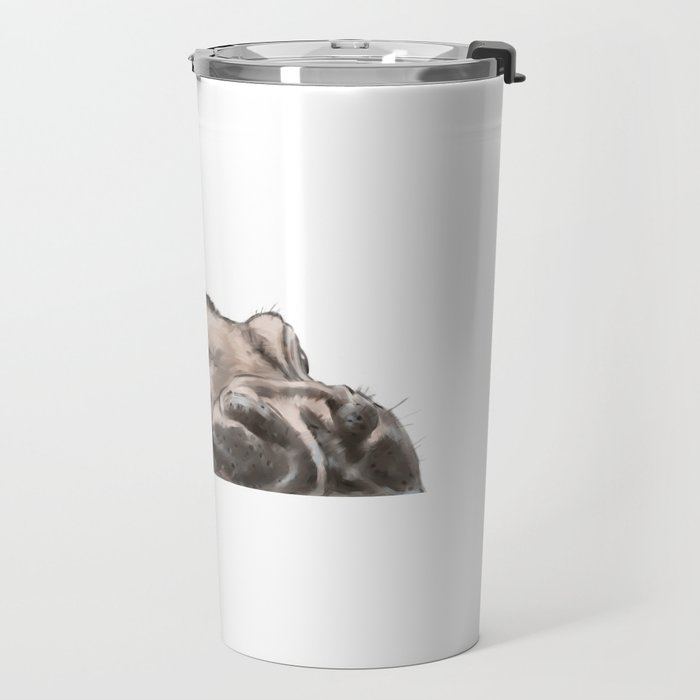 Peeking Baby Hippo Travel Mug Gallery Image 2