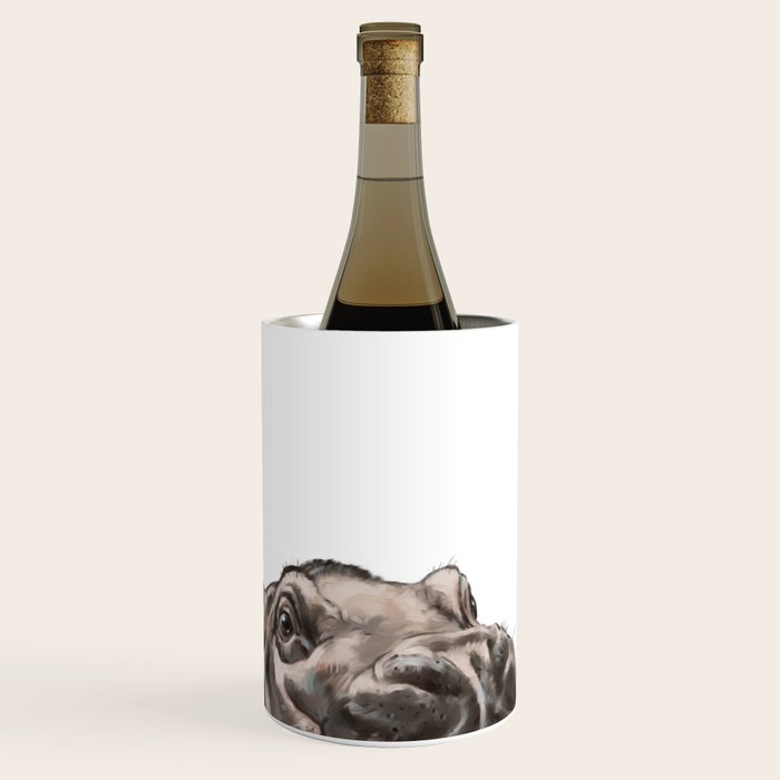 Peeking Baby Hippo Wine Chiller Gallery Image 1