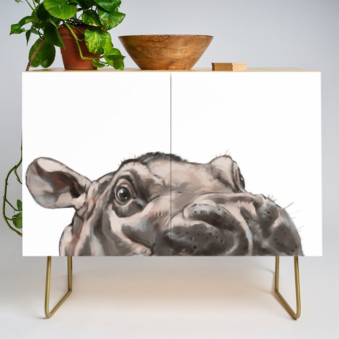 Peeking Baby Hippo Credenza Gallery Image 1