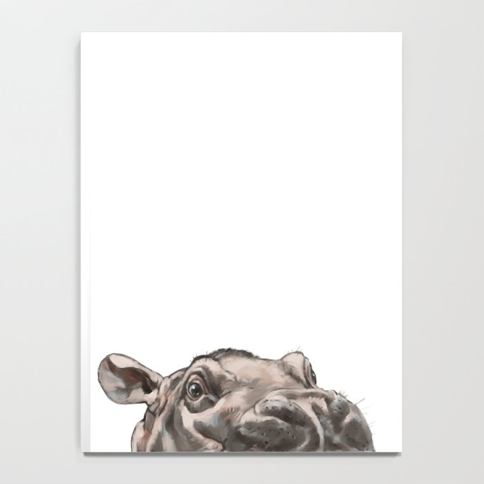 Peeking Baby Hippo Notebook Gallery Image 4