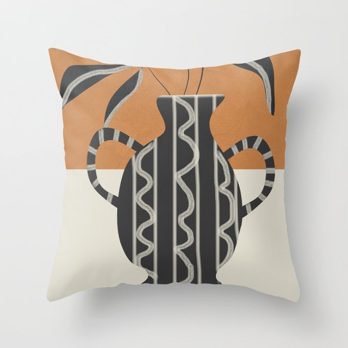 Minimalist Flora 2 Throw Pillow Gallery Image 6