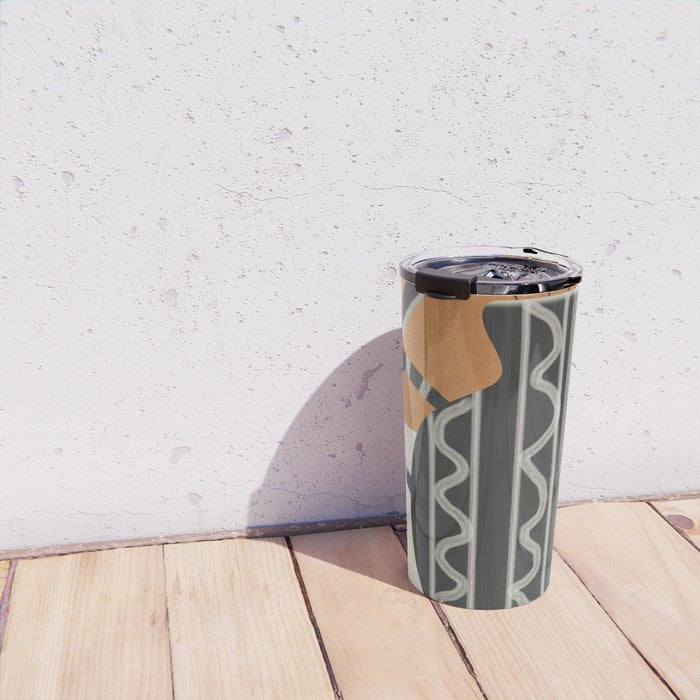 Minimalist Flora 2 Travel Mug Gallery Image 4