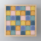 Checkered Arch Pattern II Mini Art Print Gallery Image 1