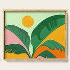 Things Are Looking Up 2 Wide View / Tropical Greenery Serving Tray Gallery Image 1