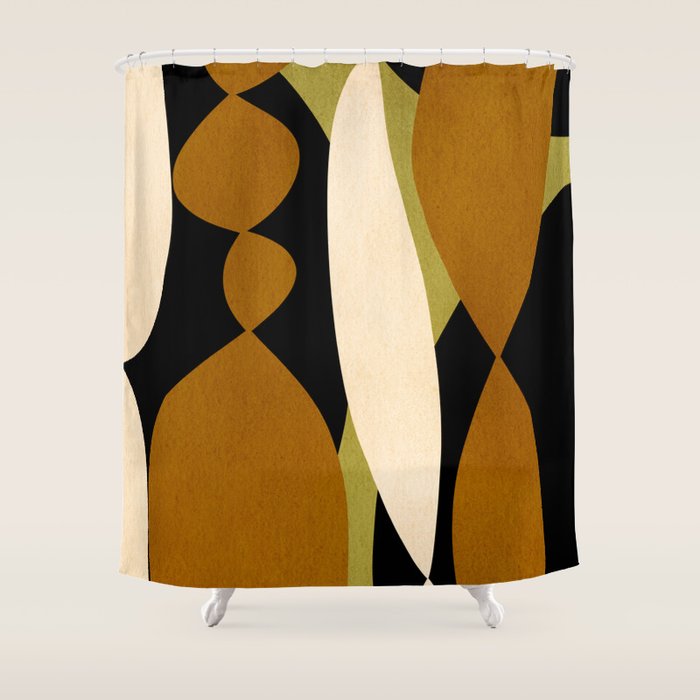Modern shapes composition N02 Shower Curtain Gallery Image 1