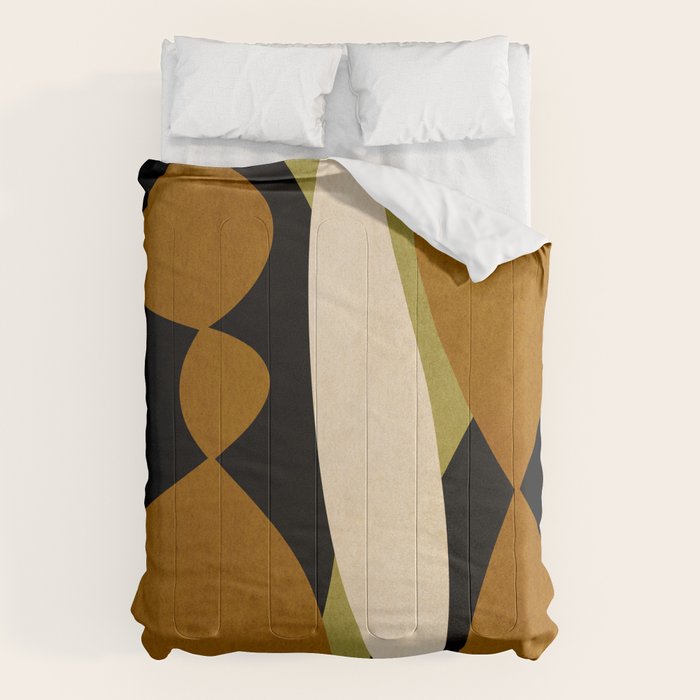 Modern shapes composition N02 Comforter Gallery Image 6
