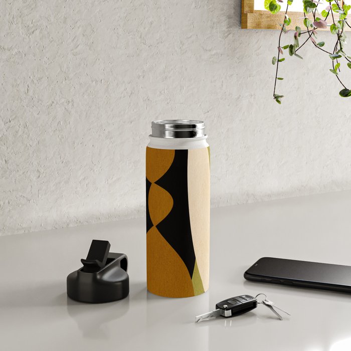 Modern shapes composition N02 Water Bottle Gallery Image 4