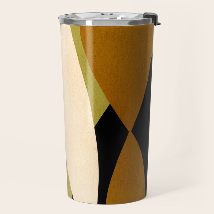 Modern shapes composition N02 Travel Mug Gallery Image 2