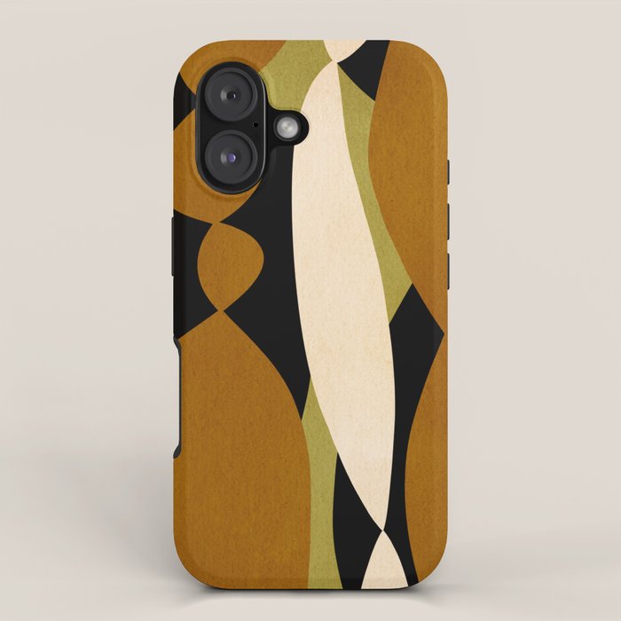 Modern shapes composition N02 iPhone Case Gallery Image 1
