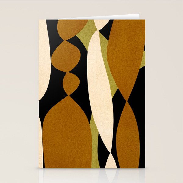 Modern shapes composition N02 Stationery Card Gallery Image 1